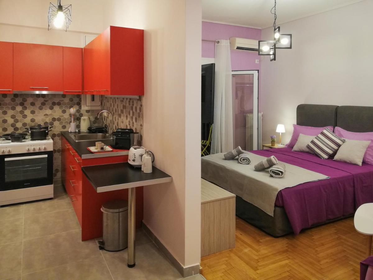 Stylish Modern Studio In The Heart Of אתונה מראה חיצוני תמונה