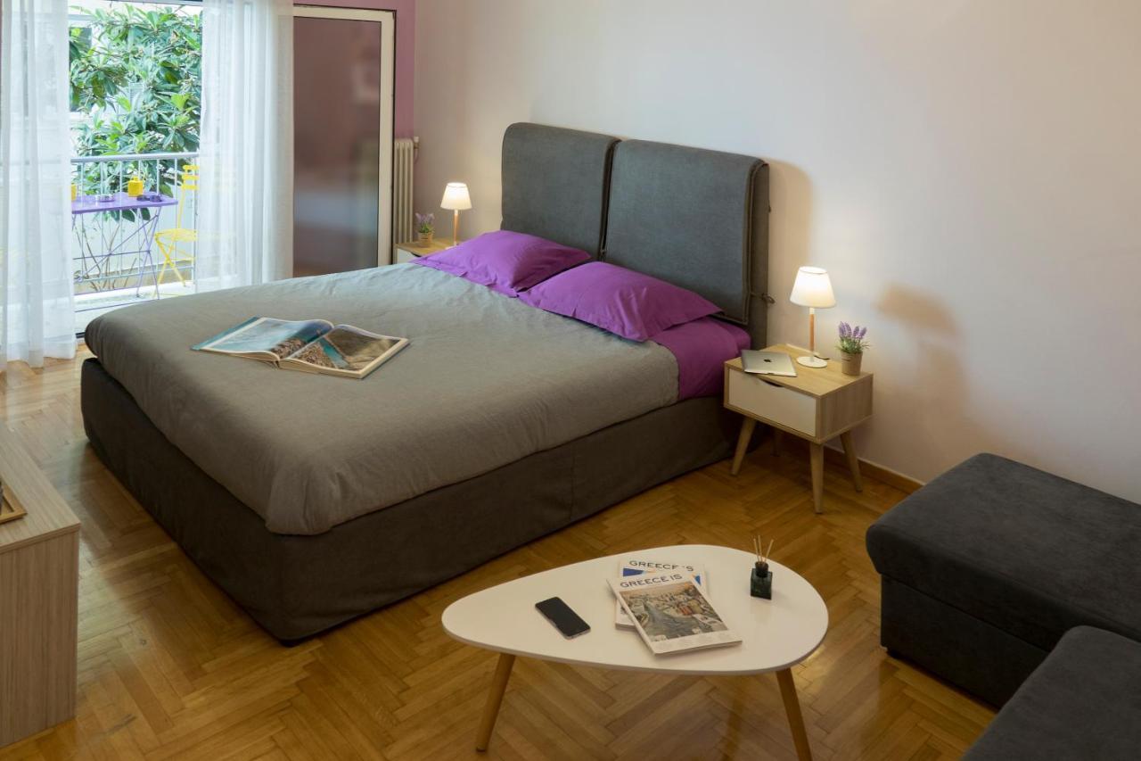 Stylish Modern Studio In The Heart Of אתונה מראה חיצוני תמונה