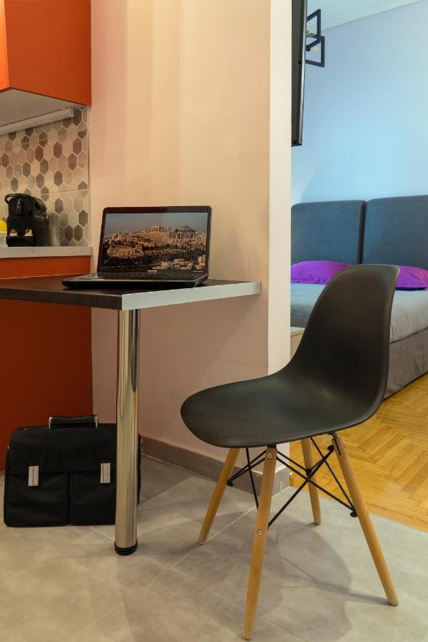 Stylish Modern Studio In The Heart Of אתונה מראה חיצוני תמונה